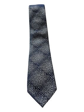 Charles Tyrwhitt Navy Blue Floral Burst Patterned Men's Tie